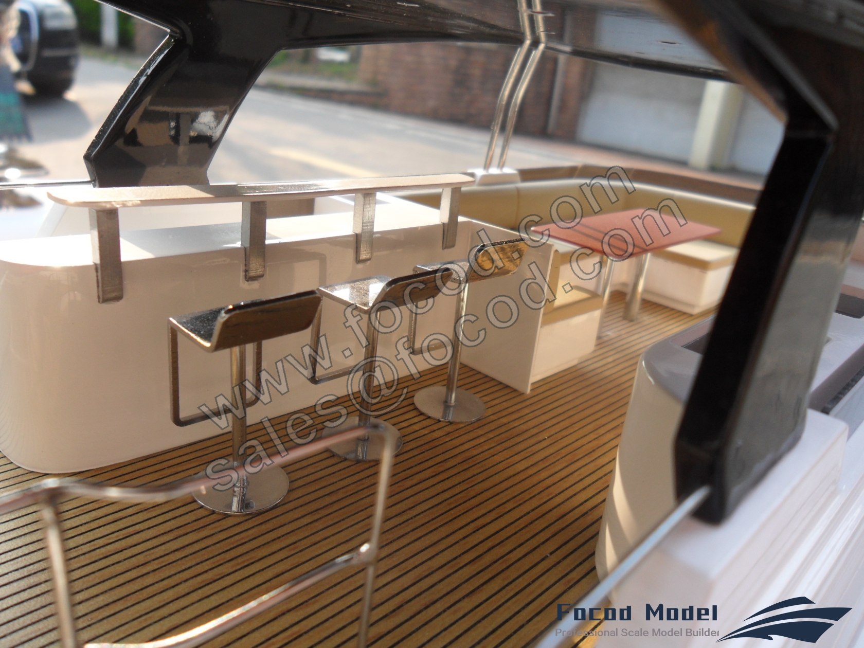 custom made model of 60ft catamaran yacht